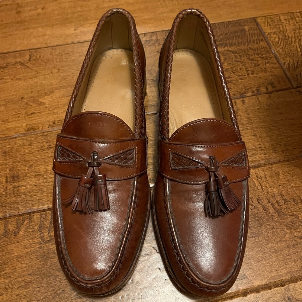 Allen Edmonds Maxfield Tan Leather Tassel Loafer